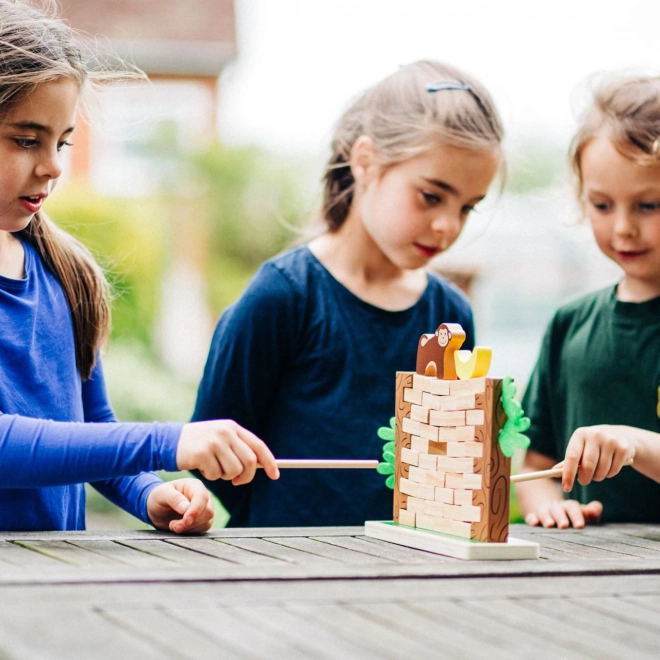 Bigjigs Toys Fa Motorikus Játék Zuhanyzó Dzsungel