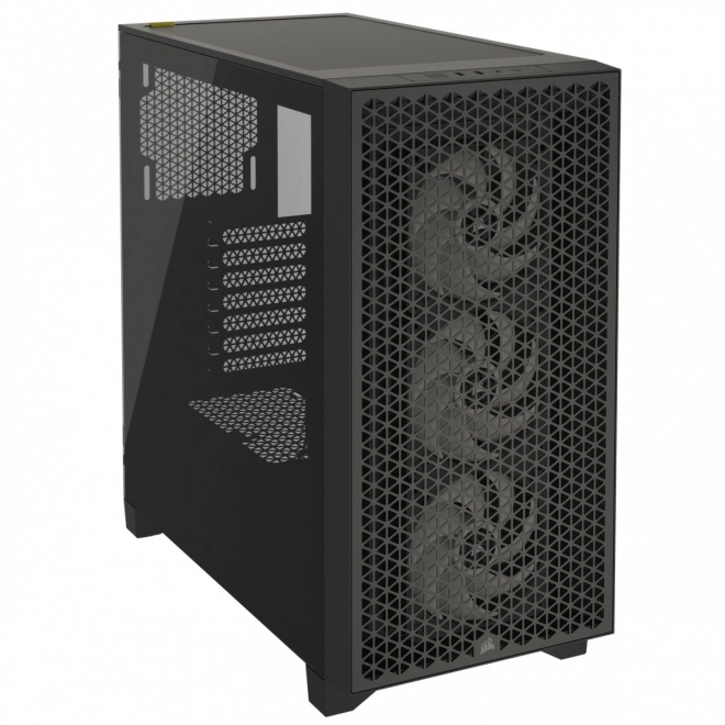 Corsair 3000D RGB airflow fekete edzett üveg középtorony ház