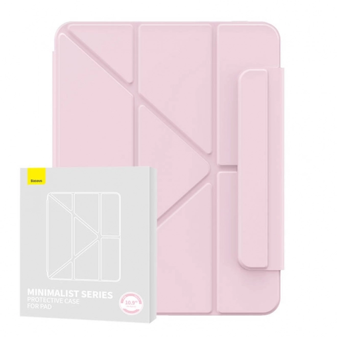 Baseus minimalist baby pink mágneses tok ipad 10 10,9"