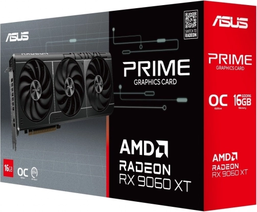 Radeon RX 9060 XT Prime OC 16GB GDDR6 grafikus kártya