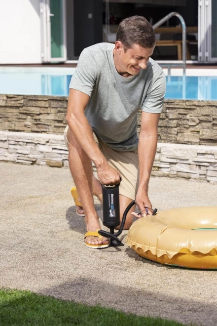 Kézi pumpa BESTWAY 0,85l/ciklus + 3 Fúvóka + Rugalmas tömlő