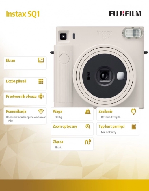 Fehér Instax SQ1 kamera