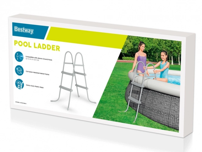 Bestway fém medence létra 84 cm magas