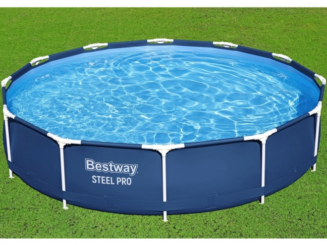 Bestway Steel Pro kör alakú medence kerettel