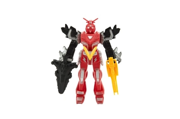 Transformer harcos robot figura műanyag 15cm 4 színben kártyán