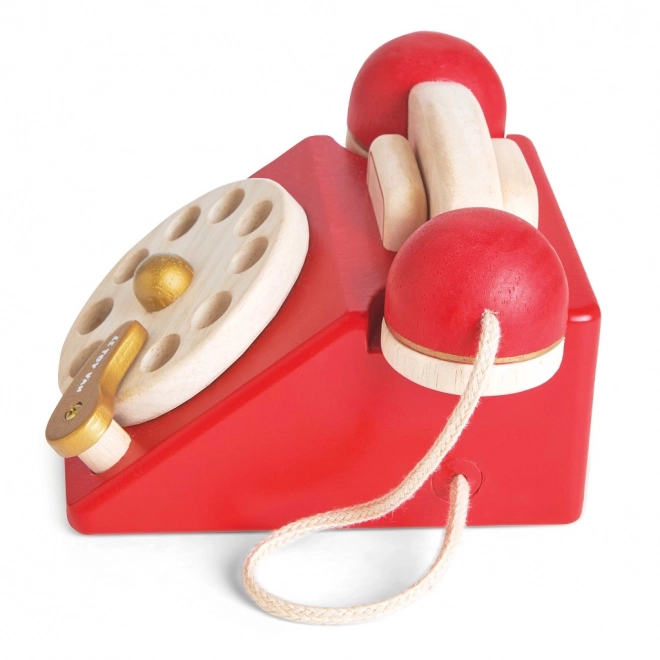 Vintage fa játék telefon - Le Toy Van