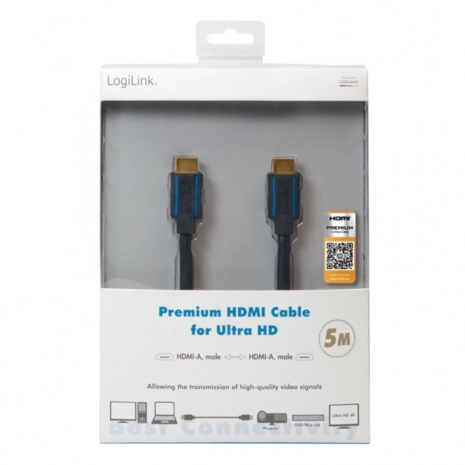 Prémium HDMI Ultra HD kábel, 5m