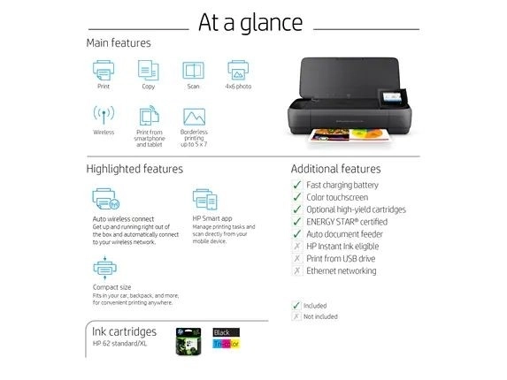 HP OfficeJet 250 multifunkciós nyomtató