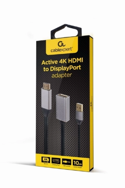 Hdmi-dp adapter 4k 60Hz USB-A energiaellátással