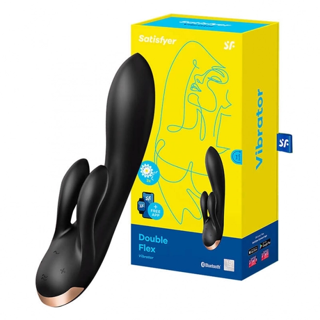 Multifunkciós vibrátor rabbit Satisfyer fekete