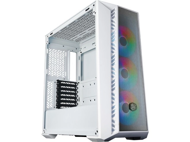 Számítógépház ablakkal ARGB Fehér a Cooler Master-től