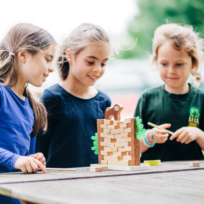 Bigjigs Toys Fa Motorikus Játék Zuhanyzó Dzsungel