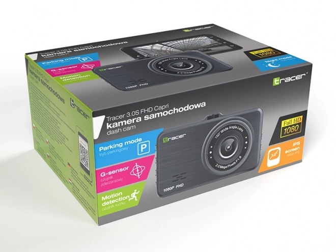 Autós fedélzeti kamera TRACER 3.0S FHD CAPRI