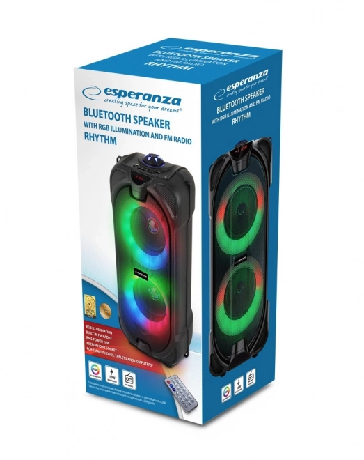 Bluetooth hangszóró LED világítással