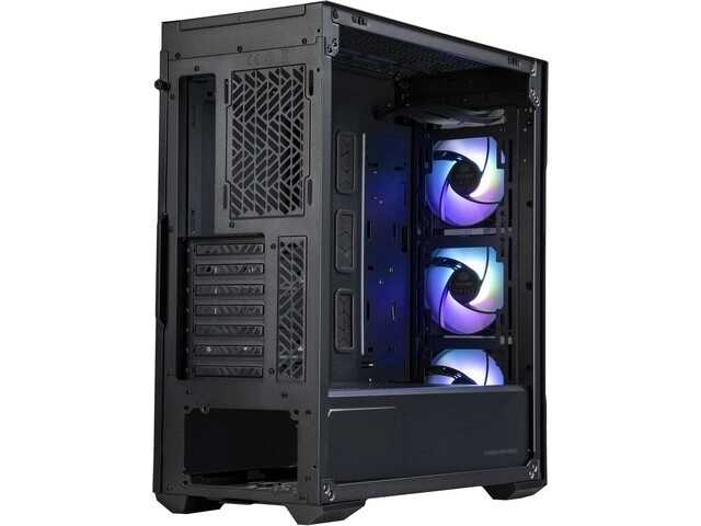 Fekete MasterBox TD500 V2 Mesh ablakos ARGB ház