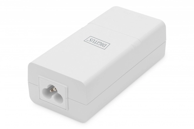 PoE+ Aktív Adapter 52V 30W Gigabit, Fehér