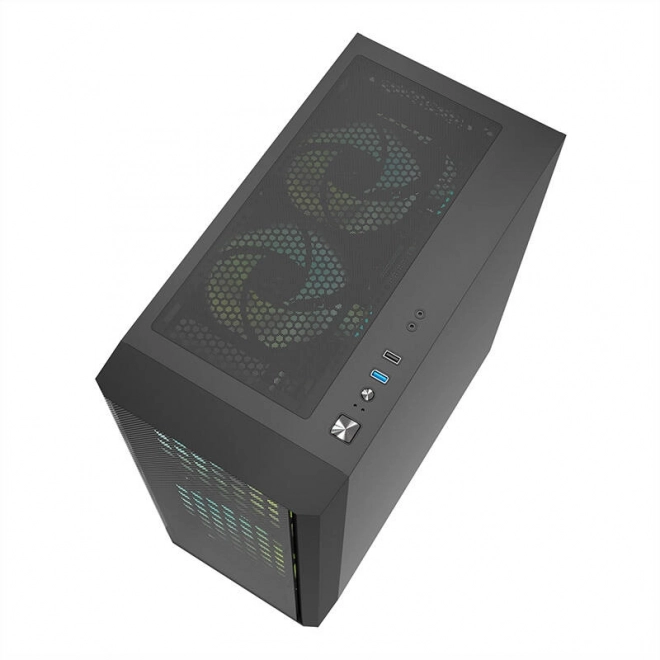 darkflash dk360 számítógépház 4 ARGB ventilátorral