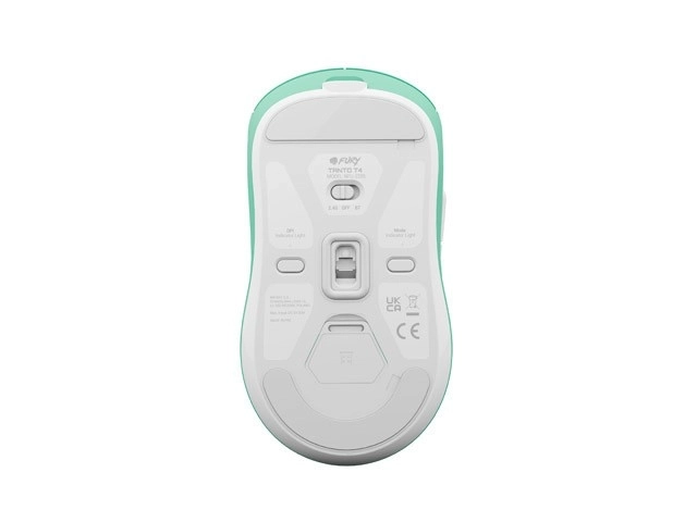 Vezeték nélküli egér Fury Tanto T4 RGB 12000 DPI mentás