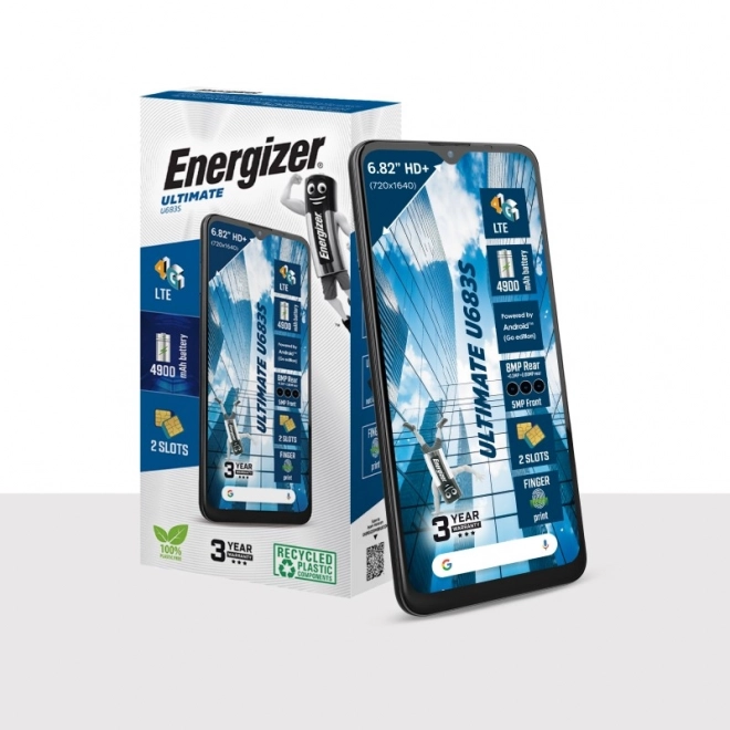 Energizer Ultimate okostelefon 6,82" fekete