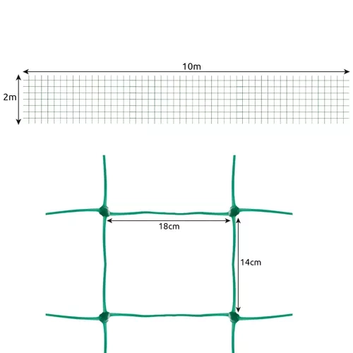 Zöld Gardlov növénytámasztó háló 2x10m