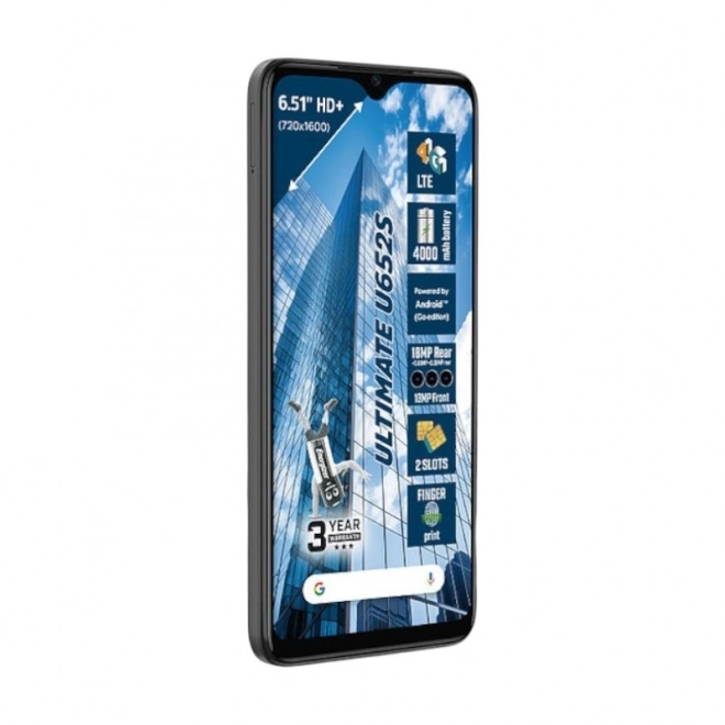 Energizer okostelefon - kétszeres SIM-támogatás, fekete