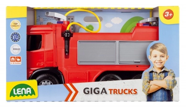 Tűzoltóautó LENA GIGA TRUCKS 65 cm