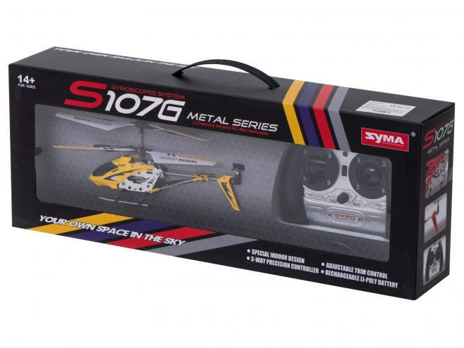 Rc távirányítós helikopter szymma s107g kék – Sárga