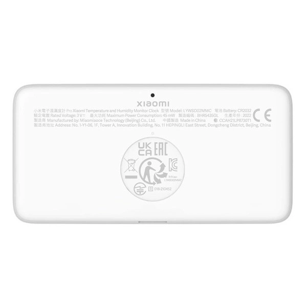 Xiaomi Mi hőmérséklet- és páratartalom-mérő óra Pro