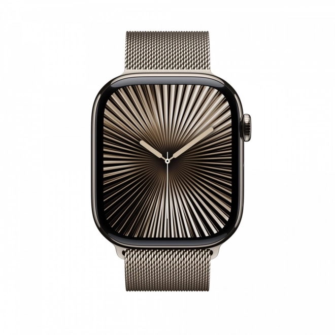 Milánói karkötő természetes színű Apple Watch 46 mm tokhoz