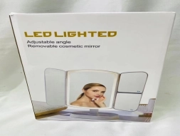 Összecsukható LED-es világítással ellátott sminktükör
