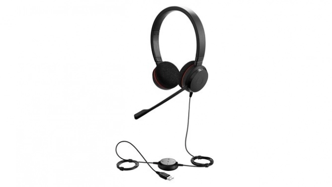 Jabra Evolve 20 sztereó fejhallgató Microsoft Lync-hez