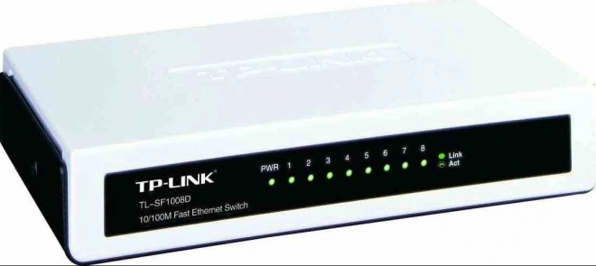8 port PC-hálózati asztali kapcsoló