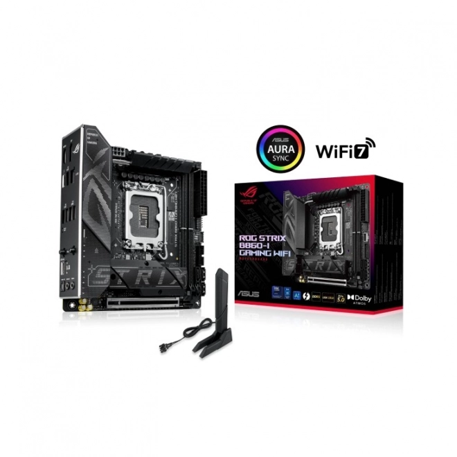 Játék alaplap rog strix B860-I wifi-vel