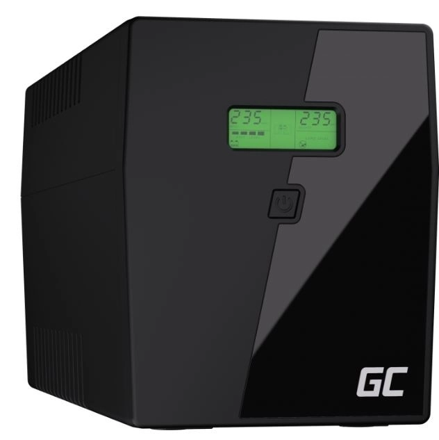 Teljesítménybiztos UPS 2000VA 1400W Akkumulátor - Green Cell