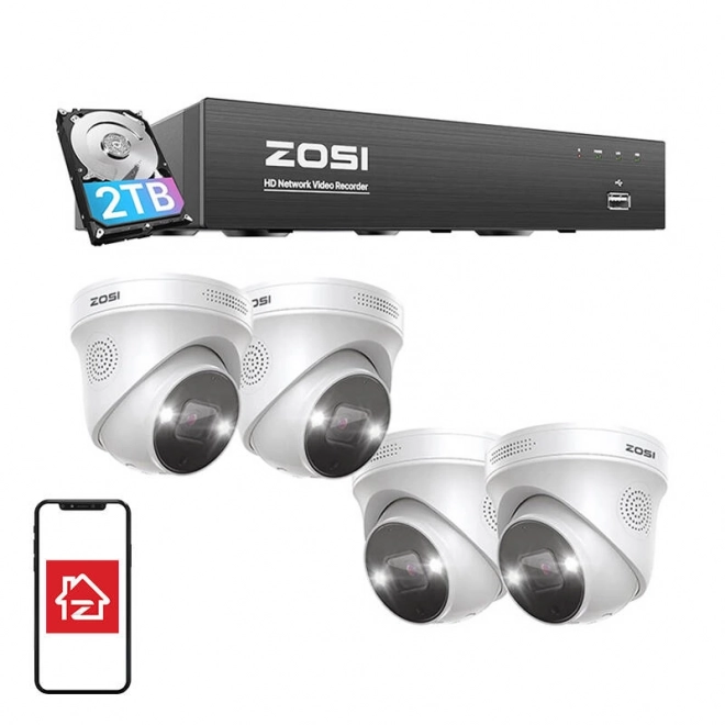 Zosi C225 WiFi 5MP biztonsági kamera