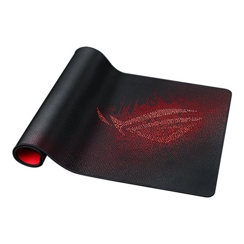 Rog sheath extra nagy szövet gamer egérpad fekete/piros