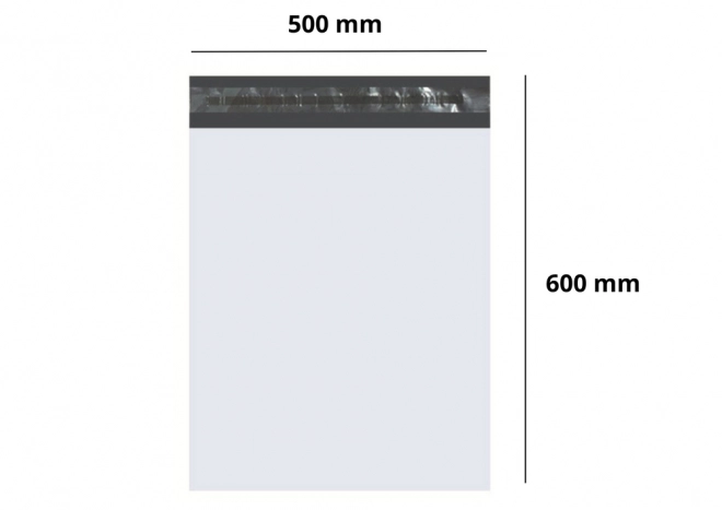 Küldeményvédő fólia csomag 100 darab 500x600 mm
