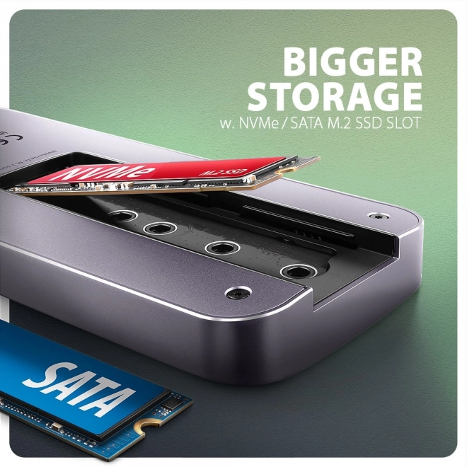 Axagon sokportos USB-C hub