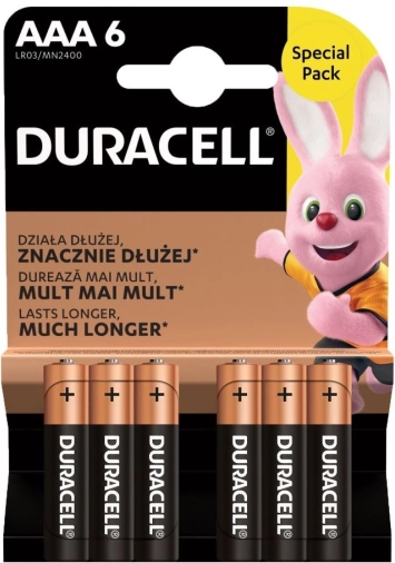 AAA/LR3 elemek bliszterben, 6 db