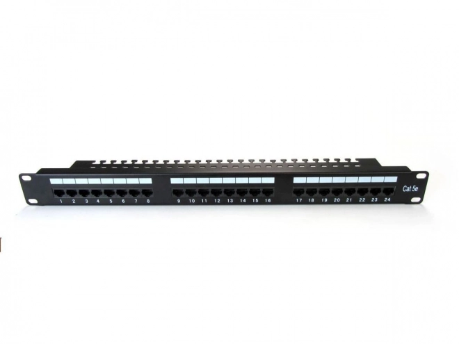 Patch panel 24 portos 19", DIGITUS fekete