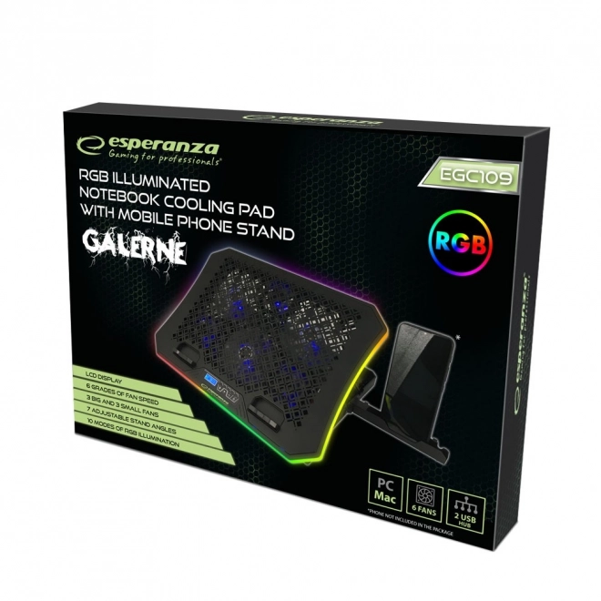 Rgb gamer laptop hűtőállomás