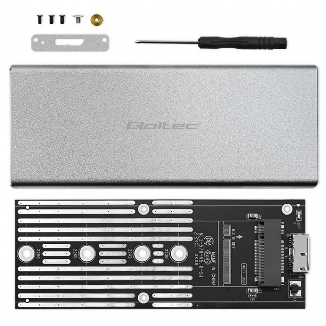 Alumínium M.2 SSD ház