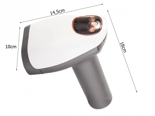 Ergonomikus LCD masszázspisztoly, 8 cserélhető fej