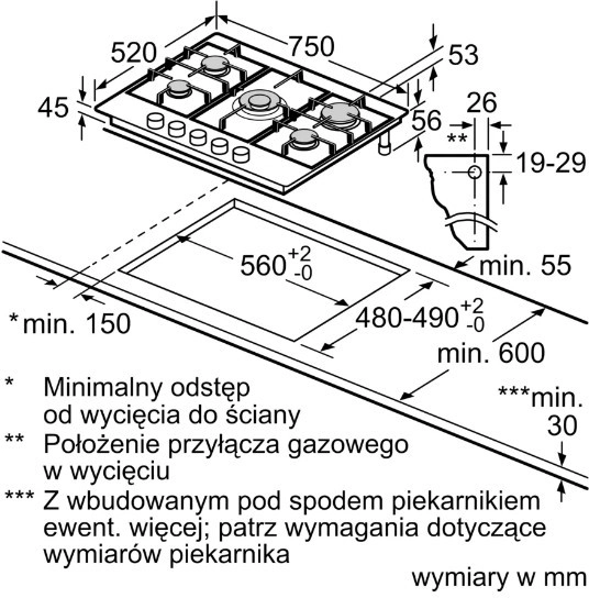 Bosch gáz főzőlap