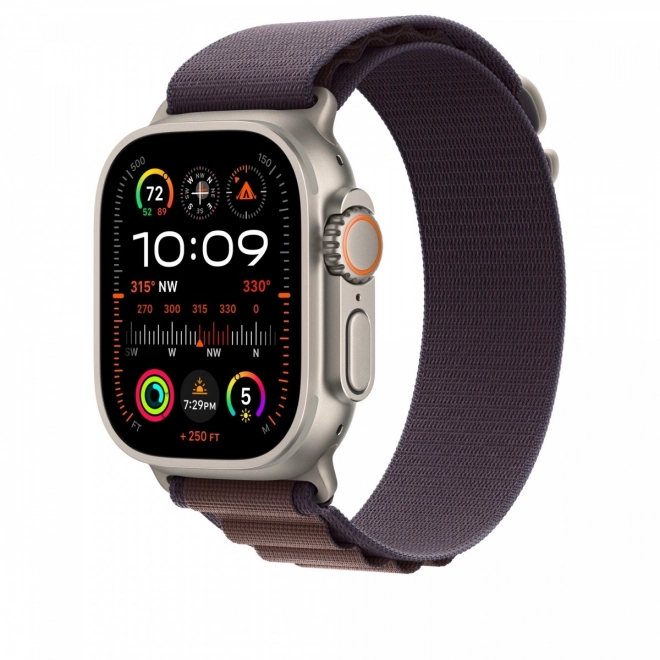 Alpine indigókék tok 49 mm - L méret
