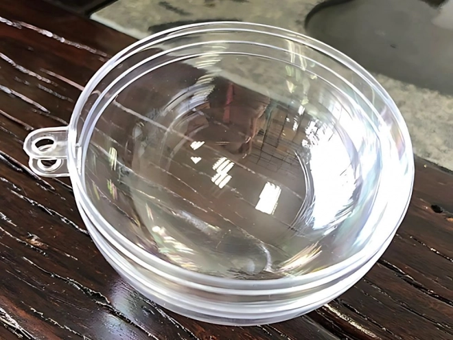 Átlátszó akrilgömbök 8 cm
