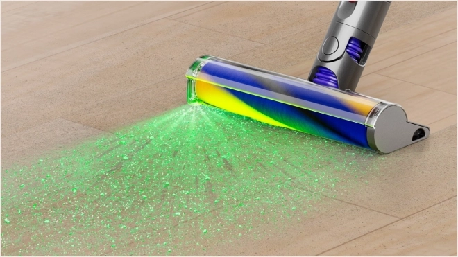 Dyson V12 Detect Slim álló porszívó - Sárga/Nikkel