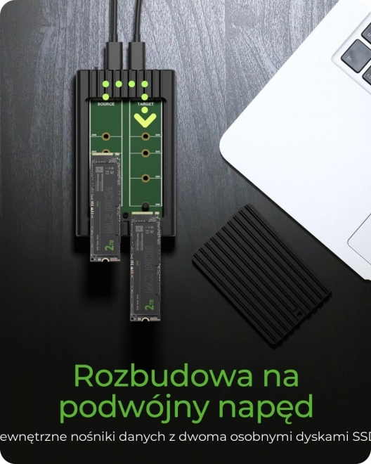 ICY BOX SSD Klónozó Állomás
