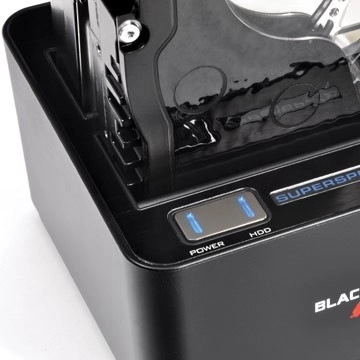 Fekete Thermaltake BlacX Duet 5G dokkoló állomás