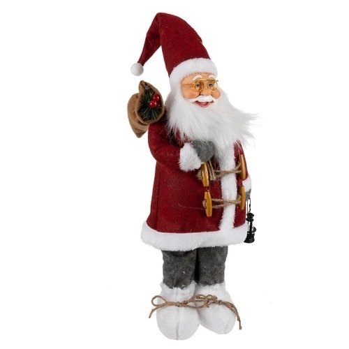Karácsonyi Mikulás figura 45cm